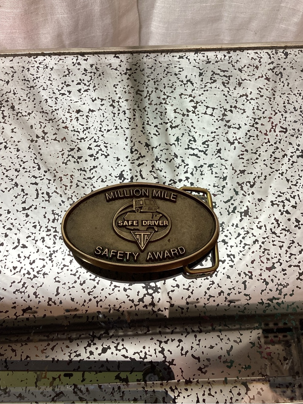American Truck Association “Million Mile Safe Driver” Safety Award Belt Buckle